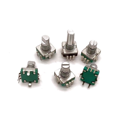 Sakelar Encoder Rotary Ganda 5mA Tambahan Dengan Kenop Konsentris 11mm