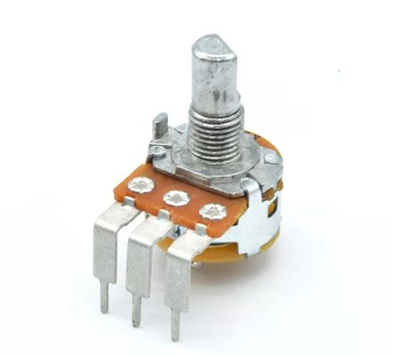 Karbon Film ROHS Rotary Potensiometer 200k Ohm Potensiometer 200k