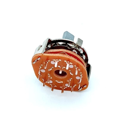 SR29 Isolasi Rotary Switch Terminal PCB Untuk Audio Audio Speaker