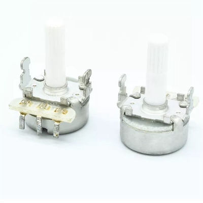 Terbaru 16mm Poros Plastik Solder Lug Pin Potensiometer Rotary B100k