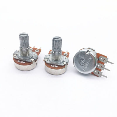 WH148 Potensiomer Putar Umur Panjang Kontrol Volume Linear B50K B10K Potensiometer Karbon Film Potensiometer Untuk Audio