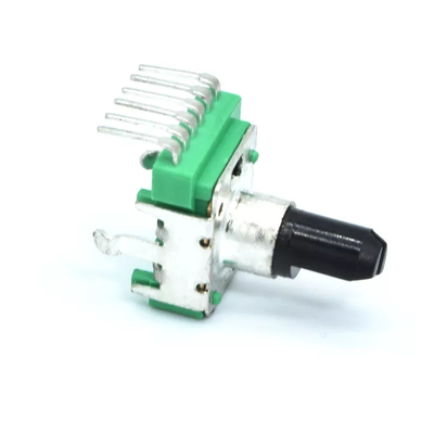 R1116G 11 Mm Dual Gang Poros Logam Film Karbon Rotary Potensiometer B10k 50K 100K