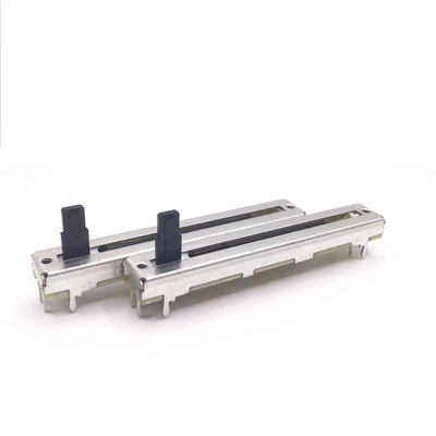 C4521SG Kualitas Baik 45mm Perjalanan Potensiometer Geser Linier dengan Switch Klik Suara Potensiometer B10K Potensiometer