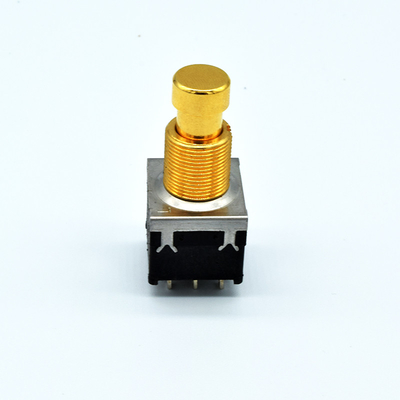 Produsen Soft Click 3PDT Guitar Effect Pedal Foot Switch 9 Pin Effect Foot Switch Push Button Switch