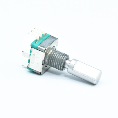 11mm Continuous Rotary Switch 300V AC Rotary Knob Dengan Push Button 360 Derajat