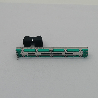 Travel Potensiometer Geser 60mm B100K Resistensi Linier Untuk Konsol Pencampur Audio