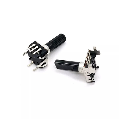 Peaker Audio Ec12 Rotary Encoder Dengan Push Button 10ohm Threaded Bushing