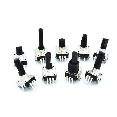 Peaker Audio Ec12 Rotary Encoder Dengan Push Button 10ohm Threaded Bushing