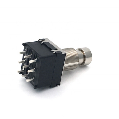 3PDT Sakelar Kaki Gitar 17mm Sakelar Kaki Terminal Kawat 9 Pin