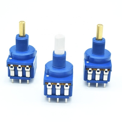 0.2W Potensiometer Arus Tinggi Light Dimmer 17mm Pengaturan Kecepatan