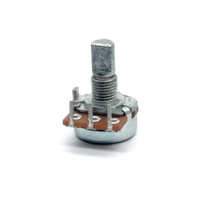 Potensiometer Geng Tunggal 70N Potensiometer 16mm 5k Dengan Sakelar Nyala Mati