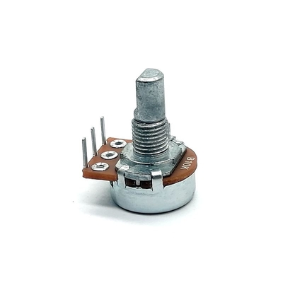 Potensiometer Geng Tunggal 70N Potensiometer 16mm 5k Dengan Sakelar Nyala Mati