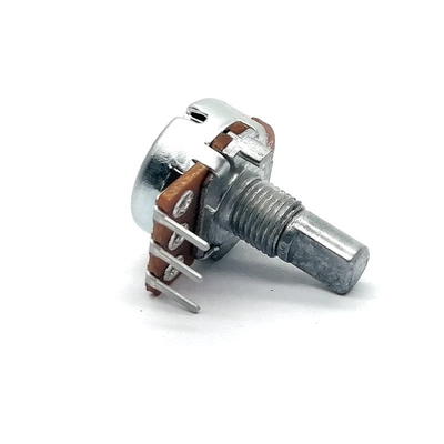Potensiometer Geng Tunggal 70N Potensiometer 16mm 5k Dengan Sakelar Nyala Mati