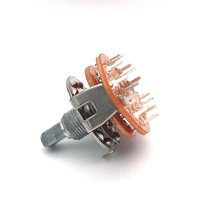 Multi Loop 2p4t Mini Rotary 500ohm Rotary Switch Speaker Berkelanjutan
