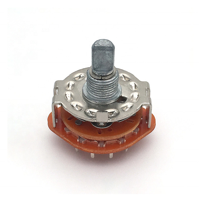 Multi Loop 2p4t Mini Rotary 500ohm Rotary Switch Speaker Berkelanjutan