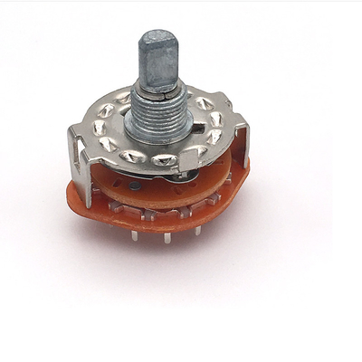 DC500V 2 Kutub 6 Posisi Saklar Putar 100ohm Cts 5 Arah