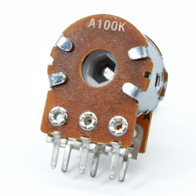 Spline Rotary Switch Potensiometer 500k Dengan Saklar yang Digunakan Oleh Walkie Talkie