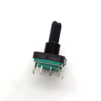 Peralatan Rumah Tangga EC16 Rotary Encoder Dengan Indikator Led 100ohm Hitam
