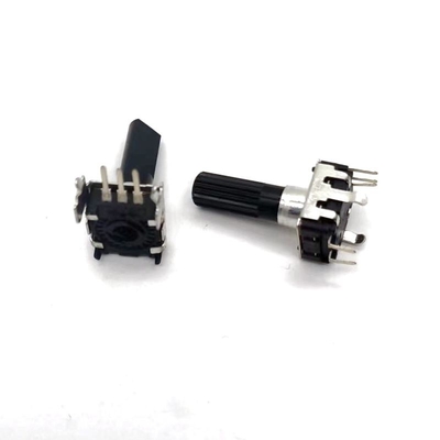 Logam 5 Pin Rotary Encoder EC12 16 Posisi Tanpa Sakelar Untuk Elektronik