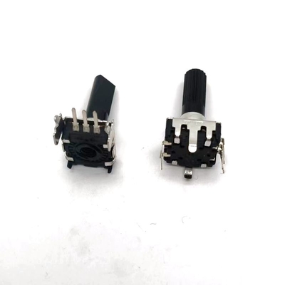 Logam 5 Pin Rotary Encoder EC12 16 Posisi Tanpa Sakelar Untuk Elektronik