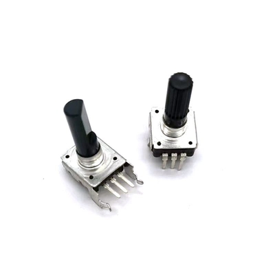 Logam 5 Pin Rotary Encoder EC12 16 Posisi Tanpa Sakelar Untuk Elektronik