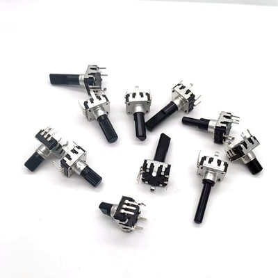Tombol Rotary Encoder EC12 Plastik 12mm Untuk Listrik Rumah Kecil