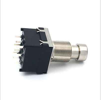 SF17 10000 Siklus 2pdt Sakelar 9 Pin Tombol Tekan Kaki 100ohm