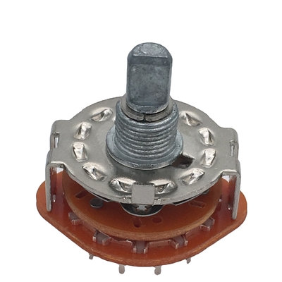 SR25C Inverter Rotary Switch 12 Posisi DIP Rotary Band Switch Oven Rotary Switch