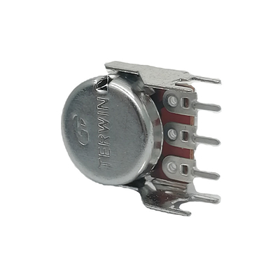 Potensiometer Rotary Film Karbon 16mm 500k Potensiometer Log Terbalik Alpha