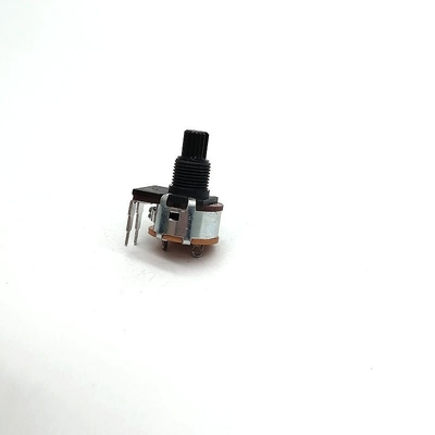 Hitam 5000ohm 6 Pin Kontrol Volume Potensiometer Volume Knob 0.2W