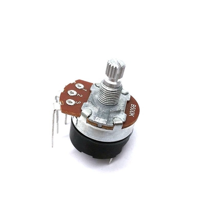 24mm Beralih Potensiometer Rotary ROHS Bass Treble Pot Penyesuaian Jari Atas