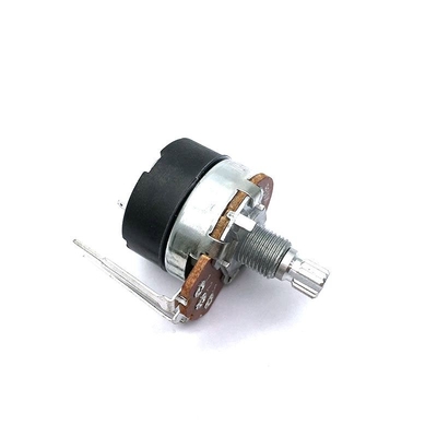 24mm Beralih Potensiometer Rotary ROHS Bass Treble Pot Penyesuaian Jari Atas