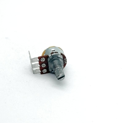 Potensiometer Amp Gitar 16mm Dimmer Dengan Saklar Tombol Tekan 0.2W