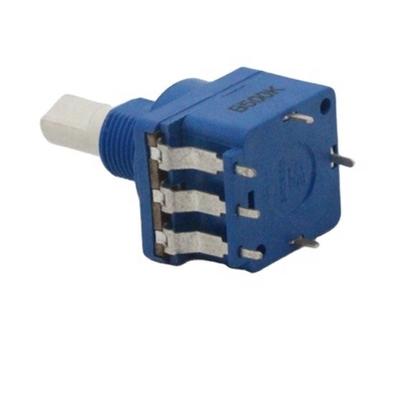 Plastik 10000ohm Rotary Switch Potensiometer Kontrol Kecepatan DC 500V