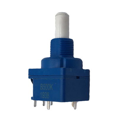 Plastik 10000ohm Rotary Switch Potensiometer Kontrol Kecepatan DC 500V
