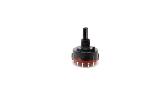 PC Pin 1P2T Saklar Putar Kontinu 12 Pin 26mm Kontrol Kecepatan Kipas