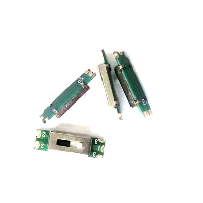 0.3A Slide Power Switch 4P8T ISO Panel Mount Slide Switch Headset Earphone