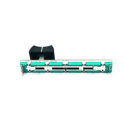 Kustom Logam Tuas Karbon Film Linear 60mm 10K Potensiometer Geser LinierDigunakan Untuk Konsol Suara Earphone Dan Mikrofon