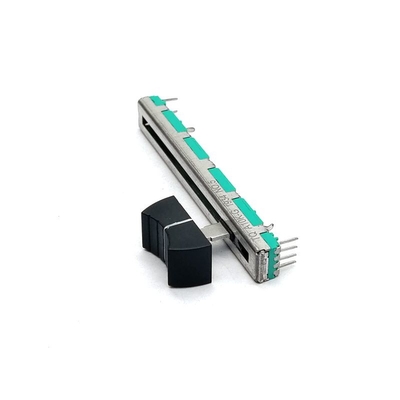 6 Pin Potensiometer Geser Ganda 45mm Geser Untuk Mencampur Suara Stasiun