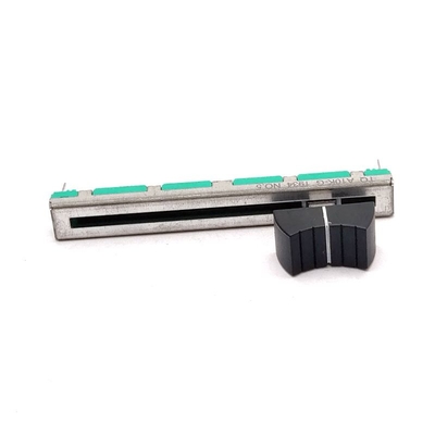 6 Pin Potensiometer Geser Ganda 45mm Geser Untuk Mencampur Suara Stasiun