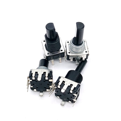 ISO EC12 Rotary Knob 5mA Dual Concentric Rotary Encoder Dengan Tombol Tekan