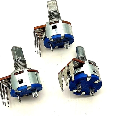 Diameter 16mm Rotary Switch Potensiometer A10k 3 Pin Kotak Suara Speaker
