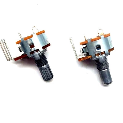 Potensiometer Penguat 0.2W Logam Dengan Saklar 16mm Untuk Kotak Suara