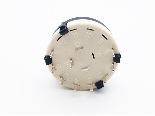 Diameter 26mm Rotary Band 0.3A Multi Position Rotary Switch Untuk Fans Oven