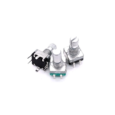 360 Derajat Ec11 Rotary Encoder Dengan Switch 11mm Untuk Audio Speaker