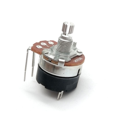 12mm Rotary Switch Potensiometer Pin PC 100k Ohm Dengan Saklar Potensiometer