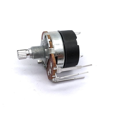 12mm Rotary Switch Potensiometer Pin PC 100k Ohm Dengan Saklar Potensiometer