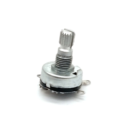 0.08W 12 Posisi Saklar Putar Potensiometer 50ohm Pot Saklar Putar Tiang Tunggal