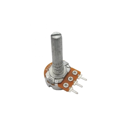 Potensiometer Putar 16mm 2ohm Potensiometer Putaran Tunggal Untuk Kontrol Volume