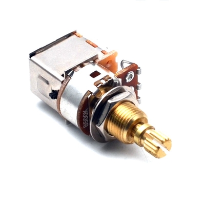 16mm Dorong Tarik Potensiometer DPDT Gitar Listrik Untuk Gitar Bass Listrik